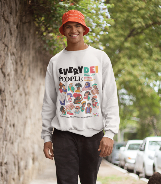 EVERYDEI™ PEOPLE SIGNATURE CREWNECK SWEATSHIRT : UNISEX PREMIUM QUALITY