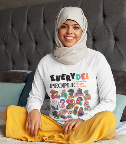 EVERYDEI™ PEOPLE SIGNATURE CREWNECK SWEATSHIRT : UNISEX PREMIUM QUALITY